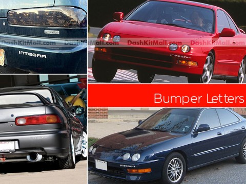 Front and Rear Letters for Integra 1998-2001