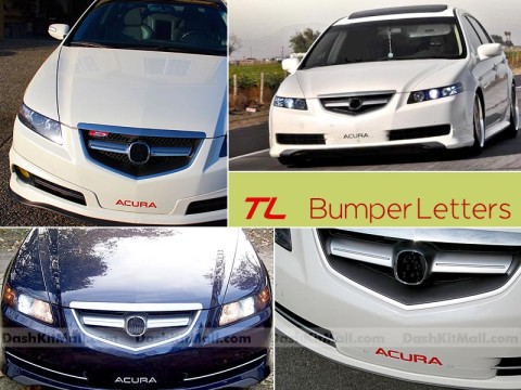 Front Bumper Letters for TL 2004-2008 