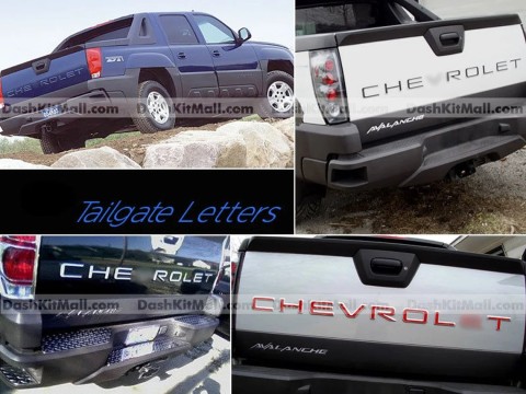 Tailgate Letters for Avalanche