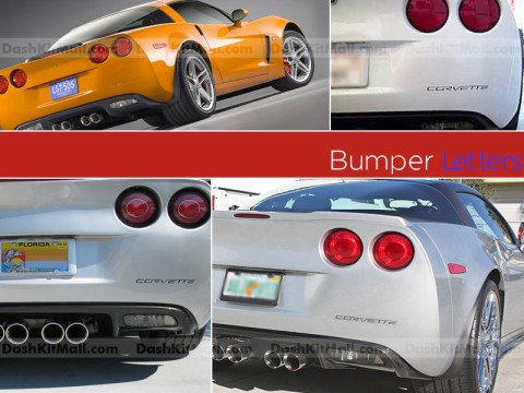 Rear Bumper Letters for Corvette C6 2005-2013
