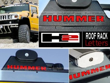 Roof Rack Letters (Set of 4) for H2