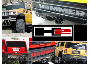 Rear Bumper Letters for H2