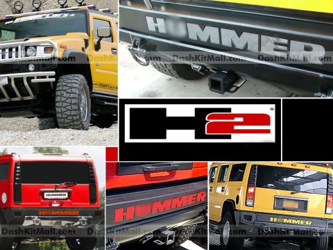 Rear Bumper Letters for H2