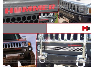 Front Bumper Letters for H3