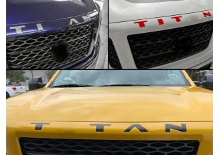 Front Hood Letters for Titan 2020-UP