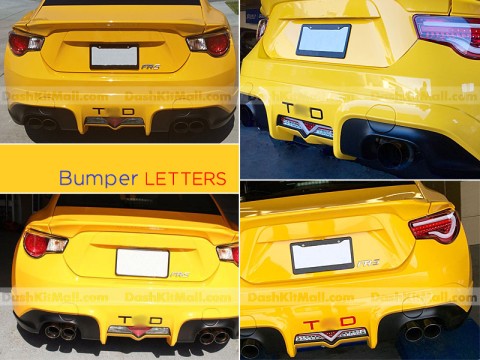 Rear Letters for FR-S TRD