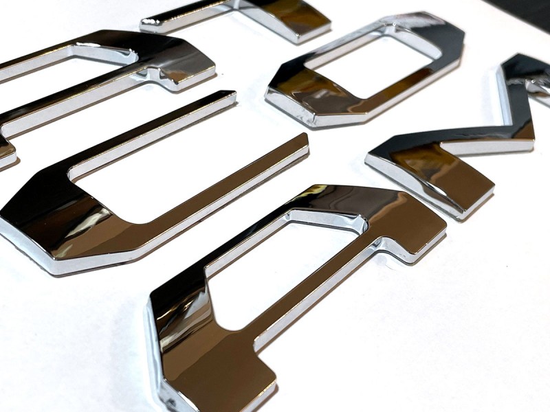 thumbnail image 2 of 3D Tailgate Letters For Tacoma 2024-2025 - Matte Black Raised Emblem Badges | Easy Installation Adhesive Backing 2 of 5
