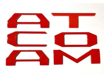 3D Raised Rear Letters for Tacoma 2016-2021