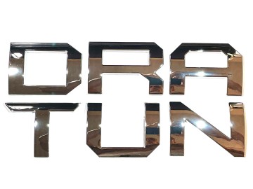 3D Raised Rear Letters for Tundra 2014-2021