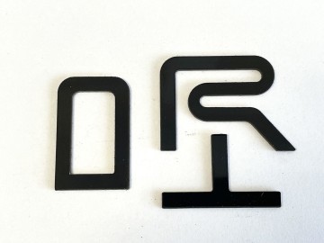 Front TRD Letters for Tundra 2022-UP