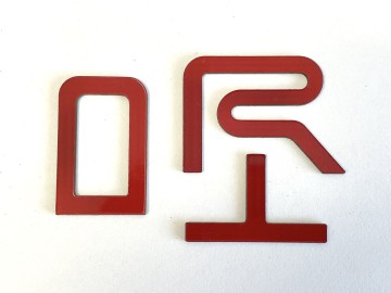 Front TRD Letters for Tundra 2022-UP