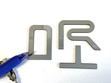 Front TRD Letters for Tundra 2022-UP