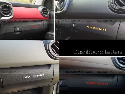 Dashboard Letters for Tacoma 2016-2021