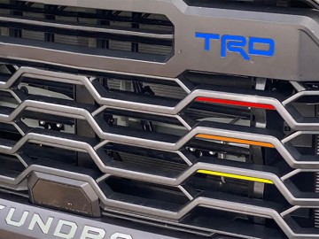Front TRD Letters for Tundra 2022-UP