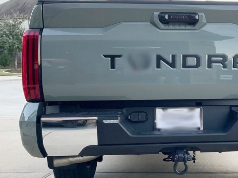 Tailgate Letters for Tundra 2022-Up