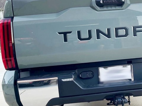 Tailgate Letters for Tundra 2022-Up