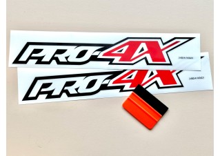 Pro4X Decal Stickers - Replacement for Titan, Frontier, Pathfinder, Armada - (Set of 2)